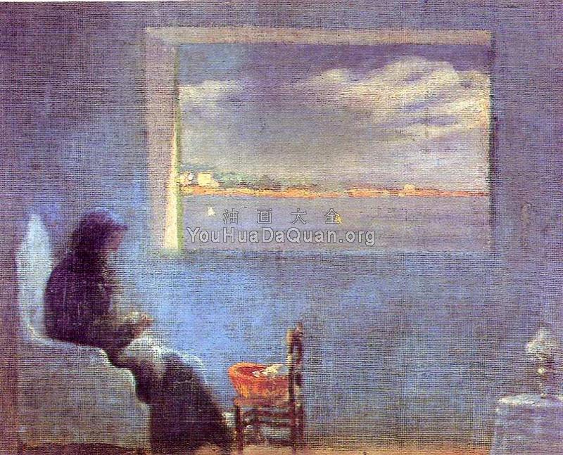 祖母安娜的肖像 - 萨尔瓦多·达利